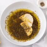 Bread in olive oil for Breads for dipping in olive oil article.