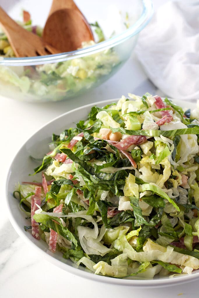 Bowl of la scala chopped salad.